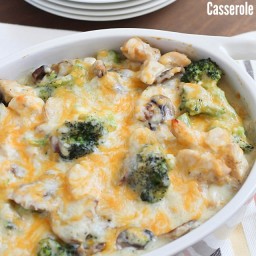 Skinny Chicken  and  Broccoli Casserole