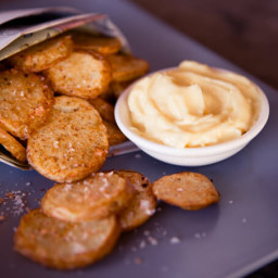 skinnymixer's Aioli (and chipotle chips)