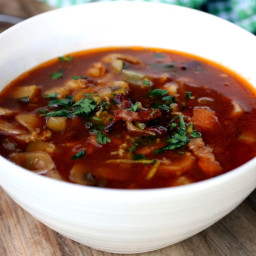 skinnymixer's Bacon and Vegetable Soup