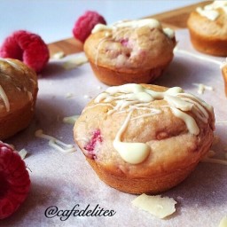 Skinny Raspberry, Honey and Almond Mini Muffins!