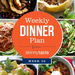 Skinnytaste Dinner Plan (Week 56)