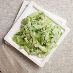 Slivered Celery Salad with Blue Cheese Dressing