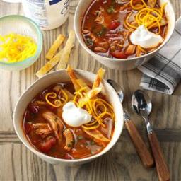 Slow-Cooked Chicken Enchilada Soup Recipe