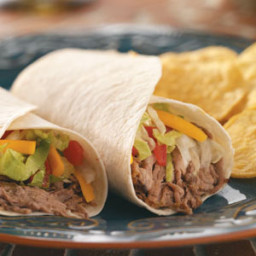 Slow-Cooked Green Chili Beef Burritos Recipe