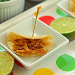 Slow Cooked Honey and Lime Pork Mini Tacos Recipe