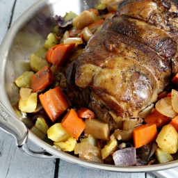 Slow Cooked Leg Of Lamb in the Slow Cooker