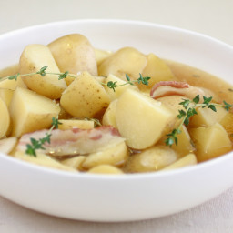 Slow Cooked Potatoes with Butter and Thyme