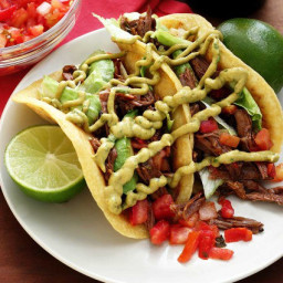 Slow-Cooked Spicy Shredded Beef Tacos Recipe