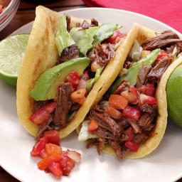 Slow-Cooked Spicy Shredded Beef Tacos Recipe