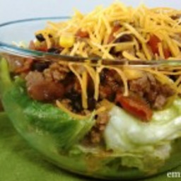 Slow Cooked Taco Chili (Salad)