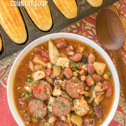 Slow Cooker 16 Bean Country Soup
