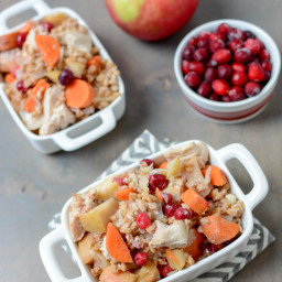 Slow Cooker Apple Cranberry Chicken