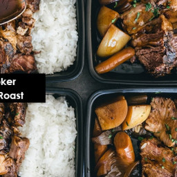 Slow Cooker Asian Pot Roast Meal Prep