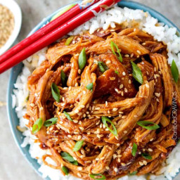 Slow cooker Asian Sweet Chili Sesame Chicken