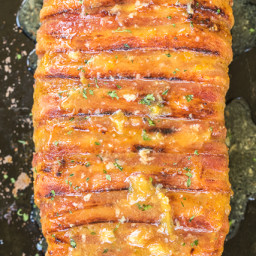Slow Cooker Bacon Wrapped Pork Loin