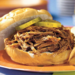 Slow-Cooker Barbecue Beef Sandwiches