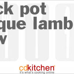 Slow Cooker Basque Lamb Stew