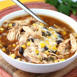 Slow-Cooker BBQ Chicken Soup