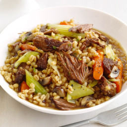 Slow-cooker Beef and Barley