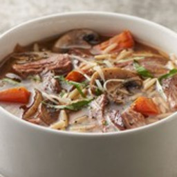 Slow-Cooker Beef and Mushroom Soup