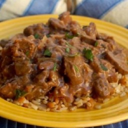 Slow Cooker Beef and Mushrooms