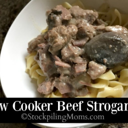 Slow-Cooker Beef Stroganoff