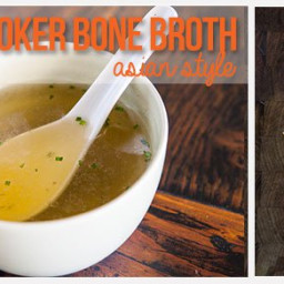 Slow Cooker Bone Broth Recipe - Asian Style