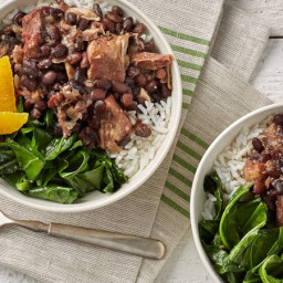 Slow-Cooker Braised Beef, Pork and Black Beans
