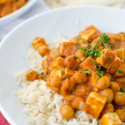 Slow Cooker Butter Chickpeas
