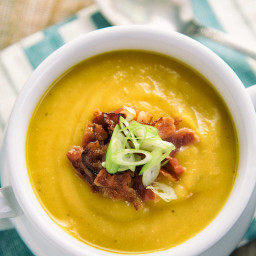Slow Cooker Butternut Squash And Apple Soup Recipe