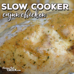 Slow Cooker Cajun Chicken