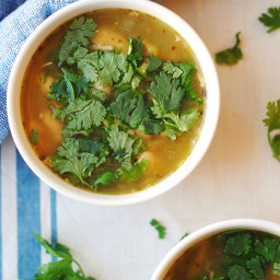Slow Cooker Chicken and Green Chile Soup