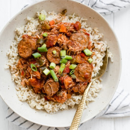 Slow Cooker Chicken and Sausage Creole