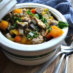 Slow Cooker Chicken and Squash Soup