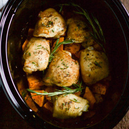 Slow Cooker Chicken and Sweet Potato