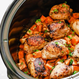 Slow Cooker Chicken and Sweet Potato (Meal Prep)