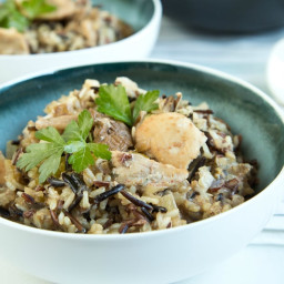 Slow-Cooker Chicken and Wild Rice Casserole