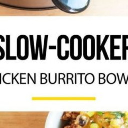 Slow-Cooker Chicken Burrito Bowls