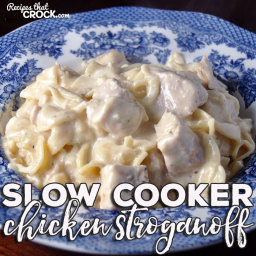 Slow Cooker Chicken Stroganoff