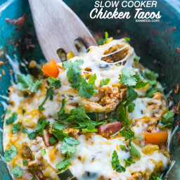 Slow Cooker Chicken Taco Bowls