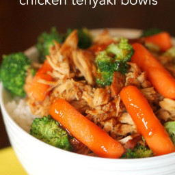 Slow Cooker Chicken Teriyaki Bowls