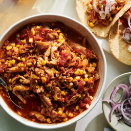 Slow-Cooker Chicken Tinga Tacos