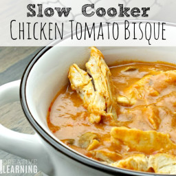 Slow Cooker Chicken Tomato Bisque