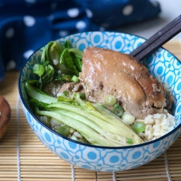 Slow Cooker Chicken with Ginger, Soy Bok Choy