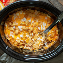 Slow Cooker Chili Cheese Casserole