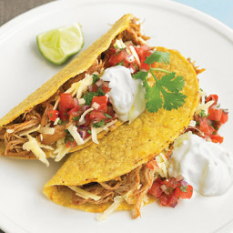 Slow-Cooker Chili Chicken Tacos