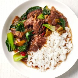 Slow-Cooker Chinese Beef and Bok Choy