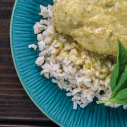 Slow Cooker Coconut Basil Chicken