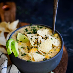 Slow Cooker Coconut Lime White Chicken Chili