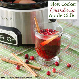 Slow Cooker Cranberry Apple Cider